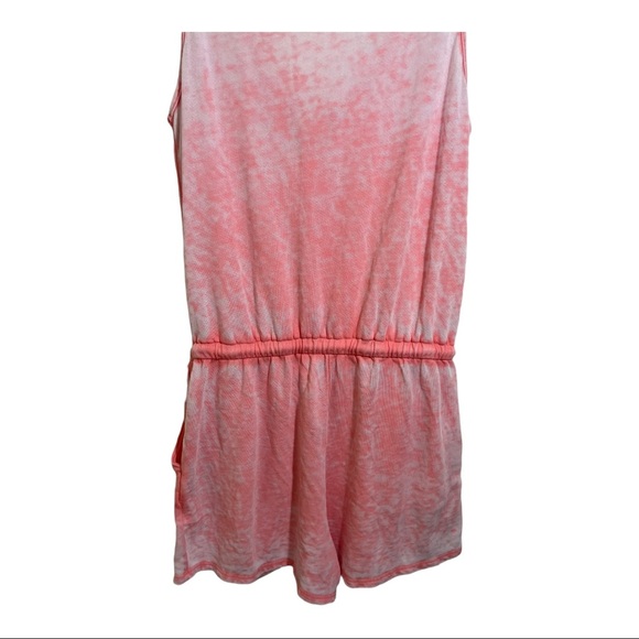 Lulus womens Romper tie dye drawstring waist. Pockets sleeveless size Small - Picture 6 of 10